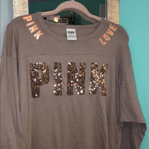 victoria secret pink women’s small long sleeve